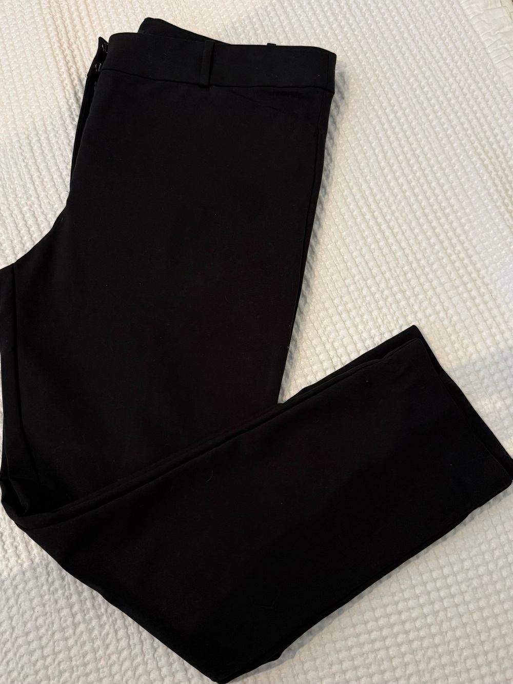 LOFT Black Tailored Ponte Pants- ankle length